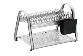 Escorredor de Louça Ciclo em Aço Inox com Porta Talheres Preto Tramontina 61530/010