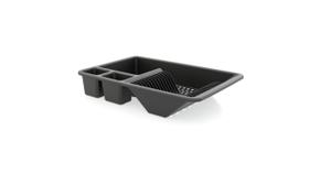 Escorredor de Louça Cozinha 10 Pratos Full Preto - Utility