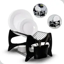 Escorredor De Louça Cozinha Prato Copo Talher Pia 2 Andares