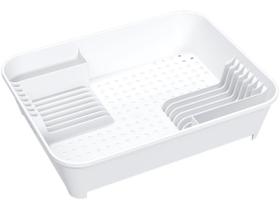 Escorredor de Louça de Plástico Brinox Basic - Branco 12 Pratos