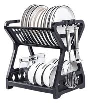 Escorredor De Louça Desmontável Plástico Abs Multifuncional Cozinha Escorredor De Louça Desmontável Plástico Abs Multifuncional Cozinha