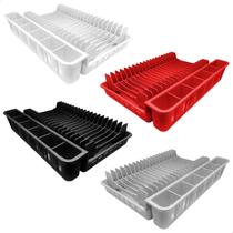 Escorredor de Louça Dobrável de Plástico Para Pratos e Talheres com Design Moderno