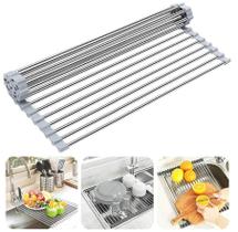 Escorredor de Louça e frutas Inox Esteira Multifunções IN14230-1