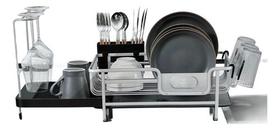 Escorredor De Louça Extensível Aluminio Completo - Premium