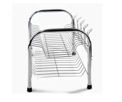 Escorredor De Louça Inox Cromado Pratos Porta Copos Cozinha