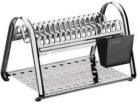 Escorredor de Louça Inox Tramontina Ciclo - 16 Pratos