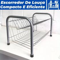 Escorredor De Louça Lugar Para 13 Pratos + 6 Copos Compacto Escorredor De Louça Lugar Para 13 Pratos + 6 Copos Compacto