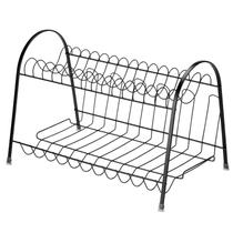 Escorredor de louça Max Duplo Black Arthi 39,7x25x26,2