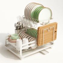 Escorredor De Louça Multiuso 2 Andares de Cozinha Deend