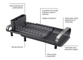 Escorredor De Louça Para Cozinha Organizar Pratos Talheres