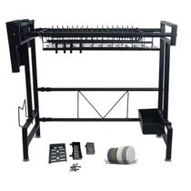 Escorredor de Louça Pia Bancada Cozinha Modular Suspensa Extensivel Ajustavel Copo Mesa Talher Organizaçao Utensilios