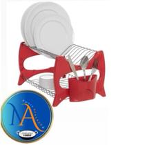 Escorredor de louça pia Cozinha Prato Vermelho - Friturama