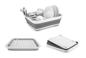 Escorredor De Louça Portátil Dobrável Silicone Organizador - Kehome
