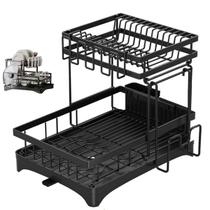 Escorredor de Louça Prato Copo Talheres Utensilios Pia Mesa Bancada Cozinha Organizaçao Limpeza Multiuso