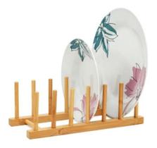 Escorredor De Louça Pratos Bambu Resistente Agua Ecológico - Escorredor De Louça Pratos Bambu Resistente Agua Ecológico -