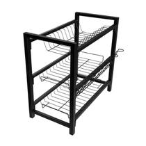 Escorredor de Louça Pratos Talheres Para 11 pratos 6 porta copos 3 Andares Tríplex Linha Luxo