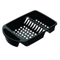 Escorredor de Louça Preto para pratos, talheres e utensílios 46 x 31,5 x 8 cm - UninJet