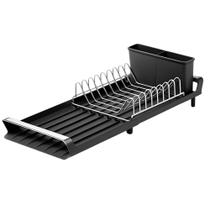 Escorredor de Louça Retrátil com Bandeja Expansível Design Inteligente e Versátil p/ 8 Pratos WESTING by BSMIX