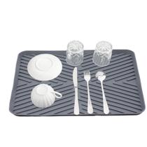 Escorredor de Louca Tapete Pia 30 x 30cm Flexível Prato Copo Top Clean Cinza - Yazi Escorredor de Louca Tapete Pia 30 x 30cm Flexível Prato Copo Top Clean Cinza - Yazi