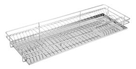 Escorredor de louça versátil Masutti Copat para armário ou bancada com bandeja de inox 304L