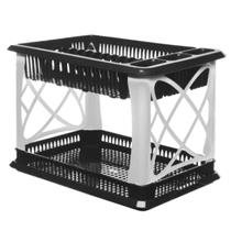 Escorredor de Louças, 12 Pratos Duplo Com Porta Talher e Bandeja Escorredor de Louças, 12 Pratos Duplo Com Porta Talher e Bandeja