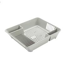 Escorredor de Louças 14 Pratos Coza Basic Cinza Frio Brinox - 10848/0499