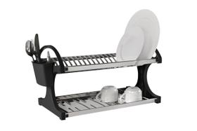 Escorredor De Louças 20 Pratos Brinox Suprema Aço Inox Preto Escorredor De Louças 20 Pratos Brinox Suprema Aço Inox Preto