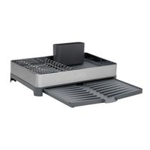 Escorredor de Louças Aço Inox com Bandeja Coletora Porta Copos Expansível Talheres Plurale Tramontina