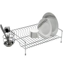 Escorredor de Louças Aço Inox Cozinha Nina para Bancada de Pia Schmitt