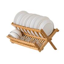 Escorredor de Louças Bambu Retrátil 15 Lugares Pratos Copos - Hauskraft Escorredor de Louças Bambu Retrátil 15 Lugares Pratos Copos - Hauskraft