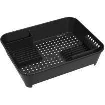 Escorredor de Louças Basic, 45,5 x 35 x 11 cm, Preto - Coza - Brinox