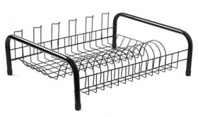 Escorredor de louças Cama 13 Pratos Preto - FIVER