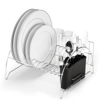Escorredor de Louças com Porta Copos Fan Cromado Arthi
