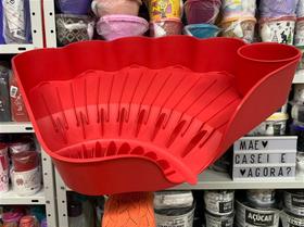 Escorredor de Louças Coral Tupperware - Utensílio Vermelho