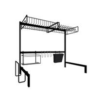 Escorredor de Louças Cozinha Autossustentável Dicarlo Elegance Preta - Cadence Escorredor de Louças Cozinha Autossustentável Dicarlo Elegance Preta - Cadence