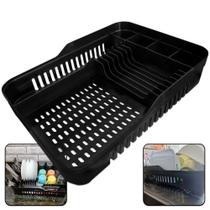 Escorredor de Louças de Plástico Porta Talheres, Pratos, Garfos, Facas 2396