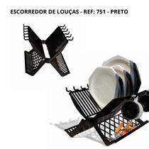Escorredor de Louças Dobrável Prato Copos Varias Cores