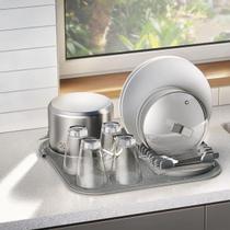 Escorredor de Louças Electrolux Top Dry com Tapete de Microfibra Dobrável Escorredor de Louças Electrolux Top Dry com Tapete de Microfibra Dobrável