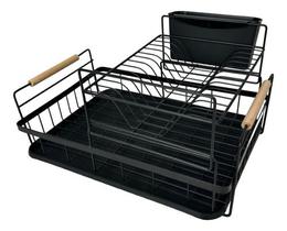 Escorredor De Loucas Em Metal Duplo Bremen 44x31x24cm