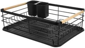 Escorredor De Loucas Em Metal Viena Mek 43x32x14cm Escorredor De Loucas Em Metal Viena Mek 43x32x14cm