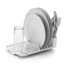 Escorredor de Louças Flat Pia Seca 4 Pratos Branco 1280 - Dasplast