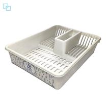 Escorredor de Louças Grande de Plástico Resistente Decorado Lar Doce Lar Organizador de Pia Cozinha Plasútil