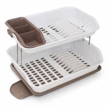 Escorredor De Louças Multiuso Base Dobrável 2 Andares Deend