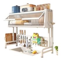 Escorredor de Louças Organizador Pia Suspenso Armario Branco