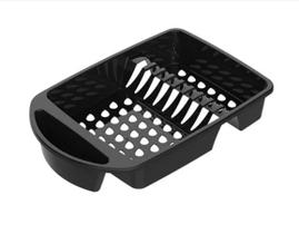 Escorredor de Louças Para Pratos Copos Talheres - Preto Escorredor de Louças Para Pratos Copos Talheres - Preto