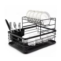 Escorredor De Louças Porta Talheres Com Bandeja 2 Andares
