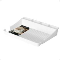 Escorredor de Louças Pratos Com Extensor 40x40x8 Fly Branco