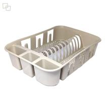 Escorredor de louças Pratos Copos e Talheres para Pia Organizador de Cozinha Plastico Nitronplast