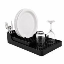 Escorredor De Louças Pratos Copos Talheres Pia Cozinha Preto - Smart 403186 Crippa