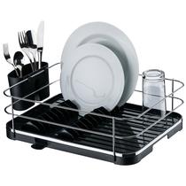 Escorredor De Louças Pratos Talheres Bandeja Bico Cozinha Preto Cromado - 982 Future Escorredor De Louças Pratos Talheres Bandeja Bico Cozinha Preto Cromado - 982 Future